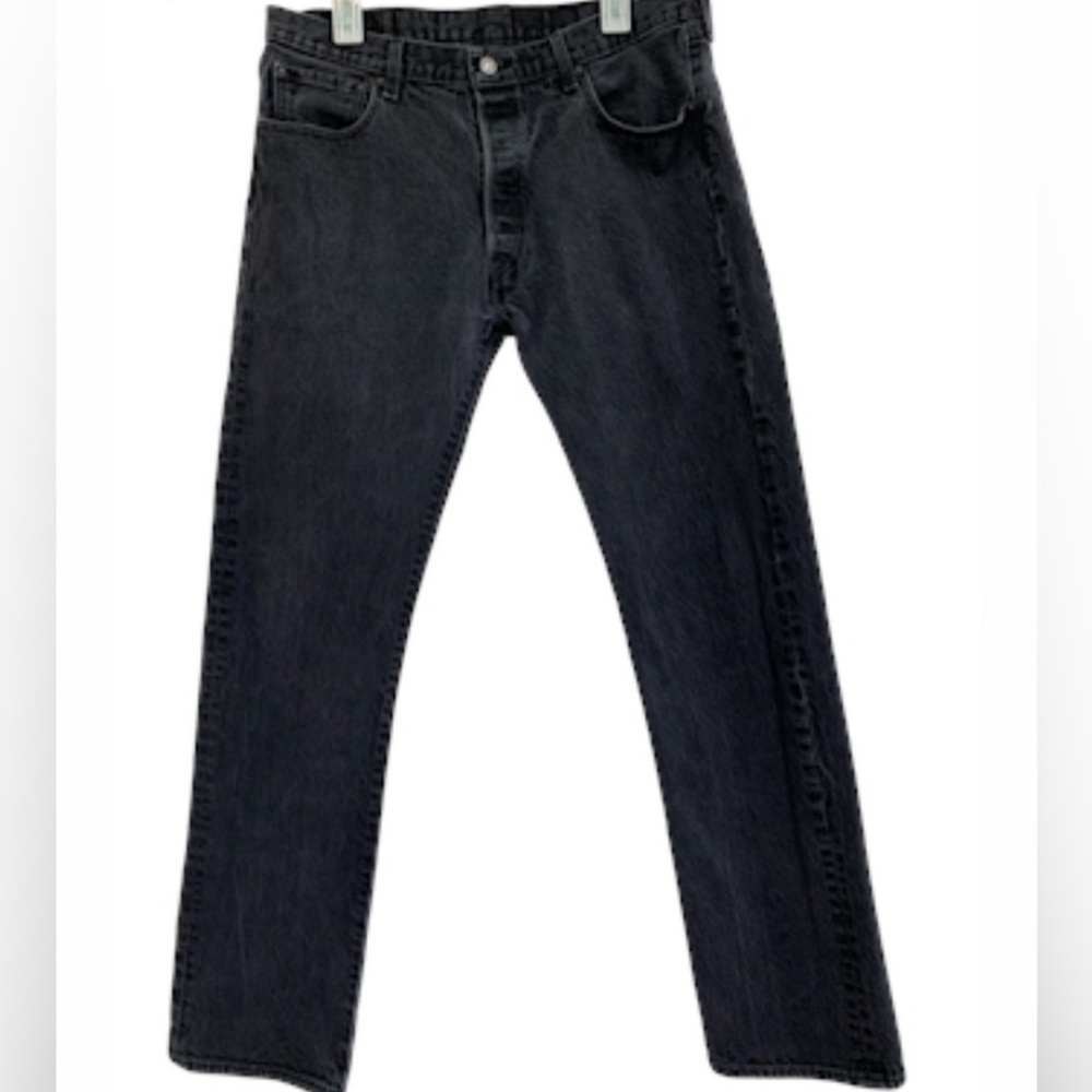 Levi’s 501’s Classic Black Jeans Men's Actual Size 34x31 (Tag Reads As 36x34)
